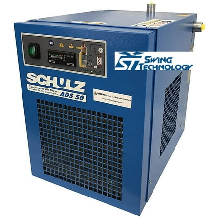 Schulz refrigerated air compressor dryer - 50 cfm (50-63 cfm) ads-50- up
