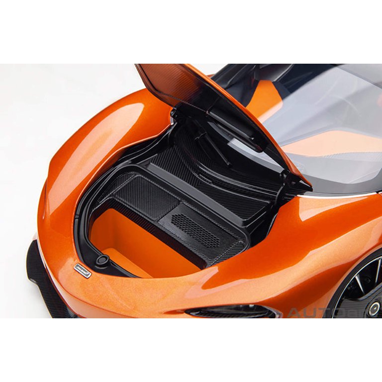 McLaren Speedtail Volcano Orange Metallic with Black Top and