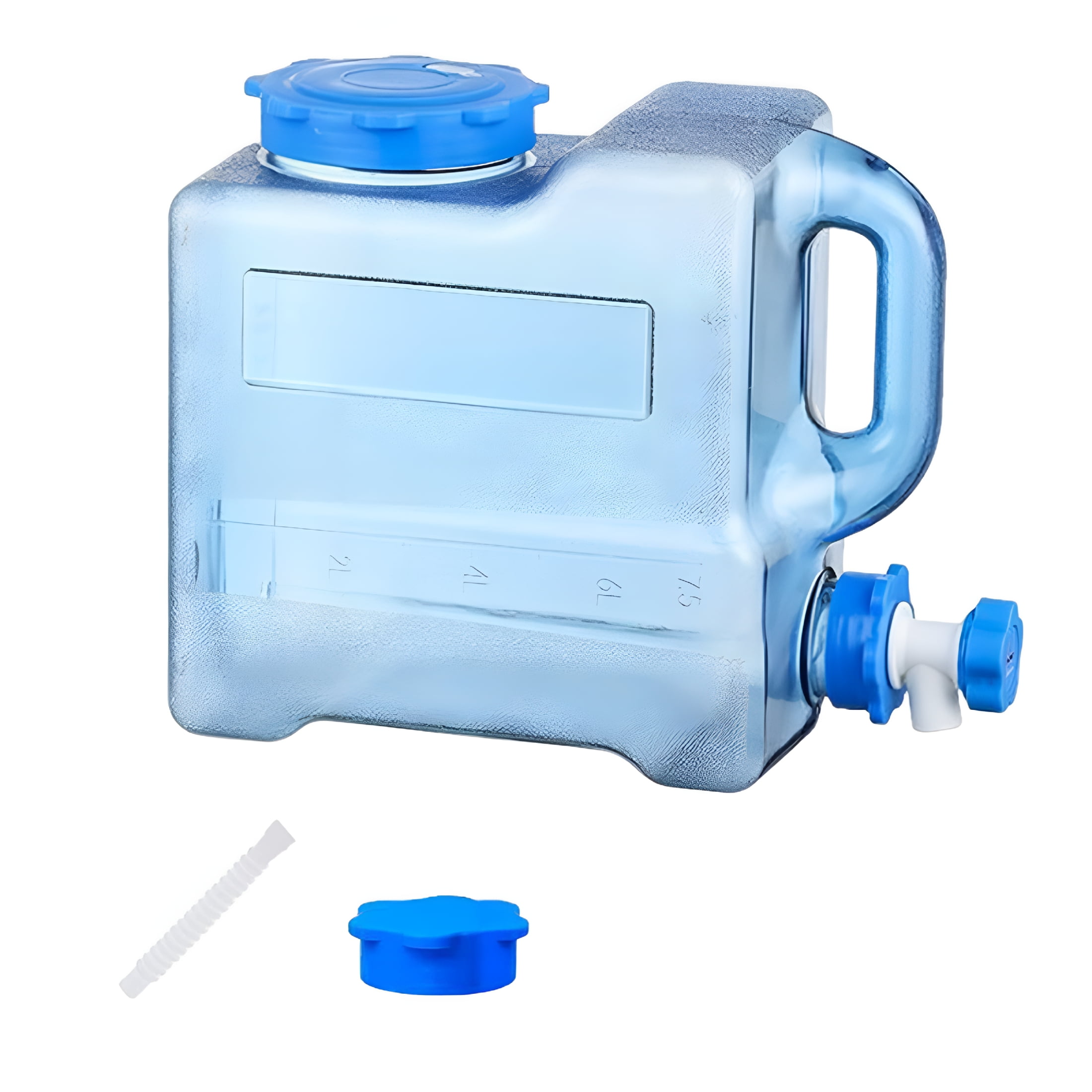ACDANC 2026 New Camping Water Container with Faucet No Leakage Large Water Storage Jug Water Carrier for Rv Handwashing Emergency Backpacking 7.5L