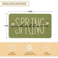 thumbnail image 3 of Hello Spring Door Mat 30 X 17 Inch Spring Welcome Doormat Indoor Outdoor Entrance Floor Rug Non Slip Spring Decor Rubber Mats, 3 of 6