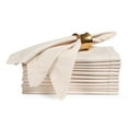 thumbnail image 1 of Juego de 12 servilletas de tela Ramanta Home, poliéster, 50 x 50 cm, color beige, 1 of 5