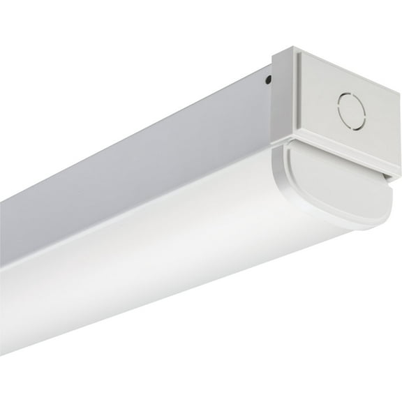 Lithonia Lighting L48 5000LM RDL MVOLT 40K 80CRI WH CLX LED 48 Inch Strip Light, 5000 Lumens, Lens, 4000K, 35W, Round Diffuser CA2