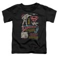 thumbnail image 2 of Superman Superhero Services Kids T Shirt (4) for Toddler Boys and Girls, Black, 2 of 4