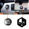 thumbnail image 4 of Yeacher Carbon Fibre Protector Car Engine Start Stop Switch Button Sticker Ignition Sticker Car Interior Decoration Replacement for F25 F26 F01 F02 F04 F06 F12 F10 1 3 Series E70 E90, 4 of 8