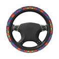 thumbnail image 3 of XMXY Car Steering Wheel Cover, Modern Artistic Colorful Texture Non-Slip Jeep Truck Universal Elastic Steering Wheel Protector 15 inch, 3 of 8