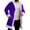 AA-Purple, variant on QATAINLAV Yellow Christmas Jacket for Men Warm Lined Winter Fleece Hooded Cardigan Funny Santa Claus Coat