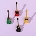 thumbnail image 6 of Vintage Electric Guitar Brooch Pin for Men Women, Retro Alloy Lapel Accessory, Fashion Music Instrument Decoration for Jacket Hat Backpack (1-Piece), 6 of 6