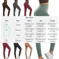thumbnail image 3 of MeetoTime High-Waisted Yoga Pants for Women Solid Color Legging Sports Pants Soft Gym Workout Athletic Running Pants, 3 of 5