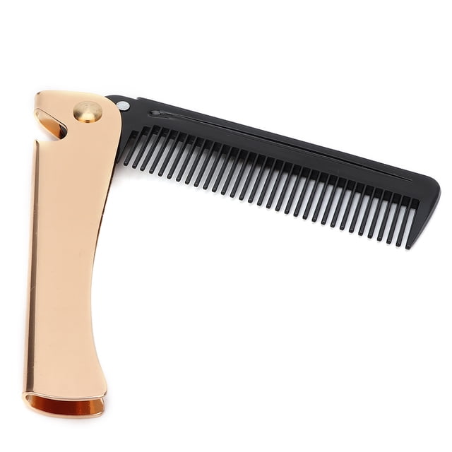 Peine para barba BuyWeekMX plegable de acero inoxidable