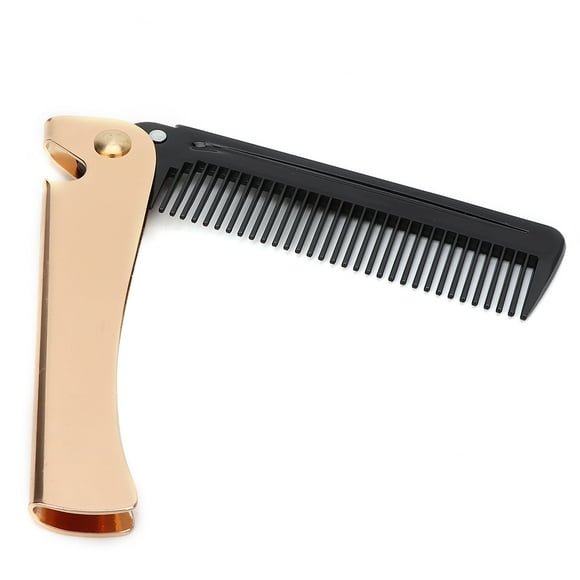 Peine para barba BuyWeekMX plegable de acero inoxidable