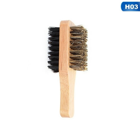 AkoaDa Boar Reinforced Bristle Nylon Hard and Soft Beard Brush For Hair and Grooming