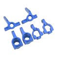 thumbnail image 3 of Piezas de mejora de coche RC de Metal, copa de dirección, portador de buje trasero, juego de asiento en forma de C para LOSI 1/10 22S 2WD azul, 3 of 10