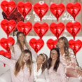 thumbnail image 3 of Globos de aluminio Woduntes con forma de corazón rojo de 18 pulgadas (15 unidades), 3 of 7