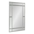 thumbnail image 1 of Kate and Laurel Westgate Transitional Windowpane Rectangle Wall Mirror, 20 x 30, Silver, Sophisticated Glam Rectangular Mirror for Wall Decor with Slight Bevel and Unique Overlay, 1 of 8