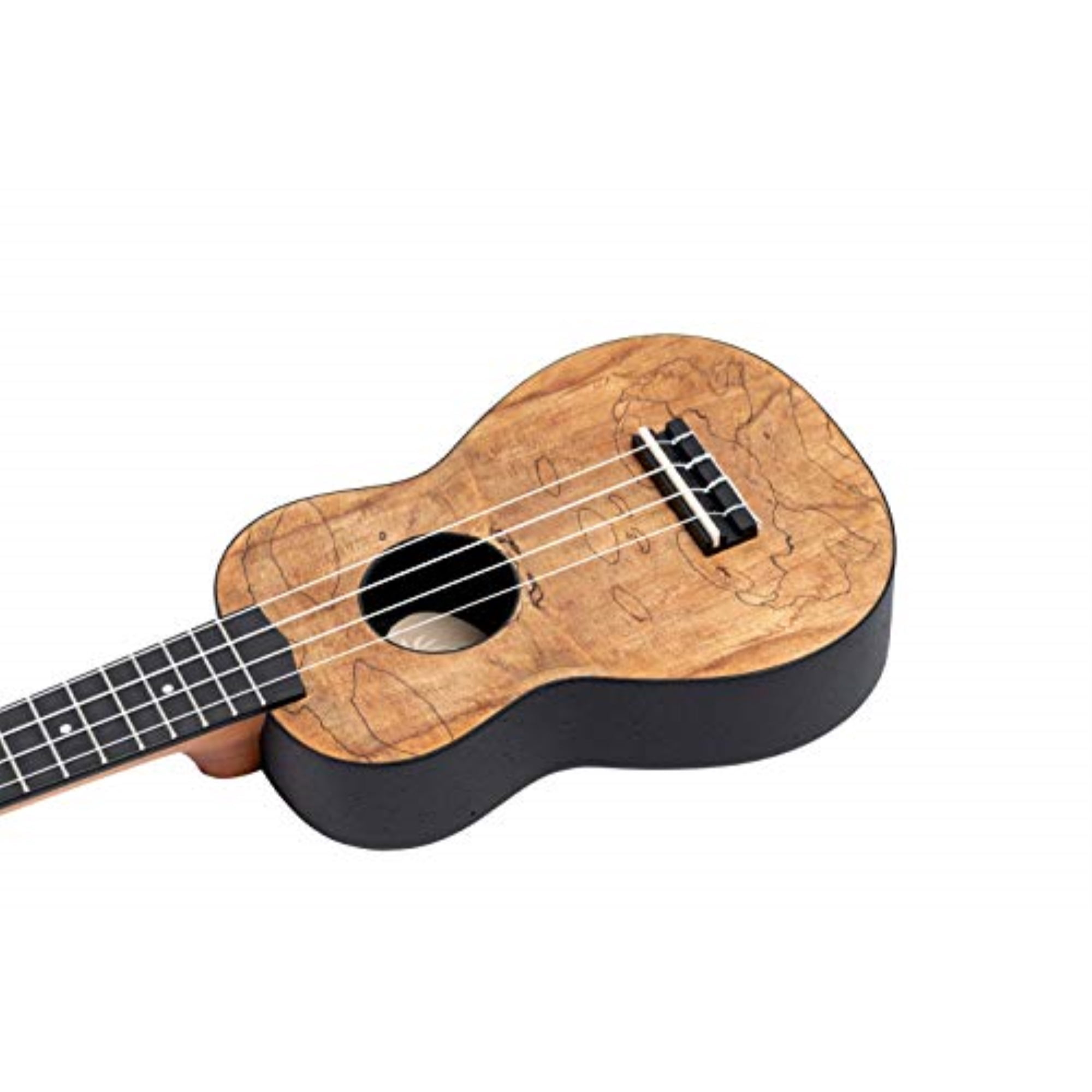 Keiki? Exotic Wood Series Soprano Left-Handed Ukulele Pack - Icludes: Tuner, Picks, Strap & Tote Bag