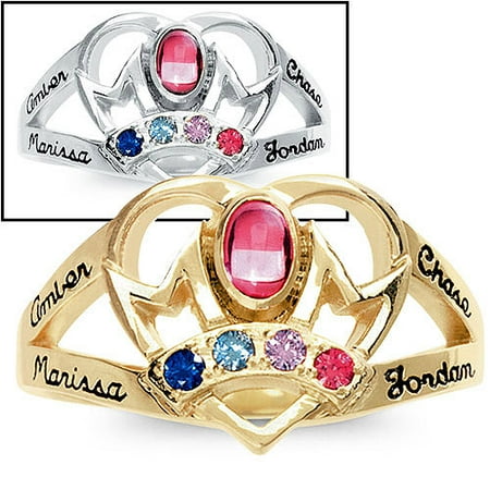 Keepsake Personalized Emily Mother's Birthstone Ring