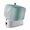 Grey Turquoise, variant on Sage Green Grey Ombre Toaster Cover 2 Slice, Modern Abstract Art Gradient Dustproof Bakeware Oven Protector with Top Hook, Waterproof Small Kitchen Appliance Toasters Dust Cover, 12"x7.5"x8"