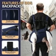 thumbnail image 4 of Dog Lift Harness Backpack Carrier for Large Dogs, Full Body Sling with Handle, Dog Harness for Joint Injuries, Arthritis, Ideal for Stairs, Elderly Dogs, 4 of 7