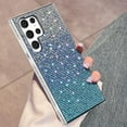 thumbnail image 2 of Compatible with Galaxy S23 Ultra Bling Case Cute Glitter Diamond for Women Girls Rhinestone Sparkle Shiny Crystal Bumper Luxury Protective Cover 3D Handmade Case for Galaxy S23 Ultra Blue, 2 of 13