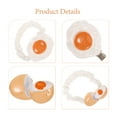 thumbnail image 5 of LULULION Cute Poached Egg Hair Clips for Women Styling Accessories Assorted Color Plastic Cloth and Iron 0.5 Inch, 5 of 8