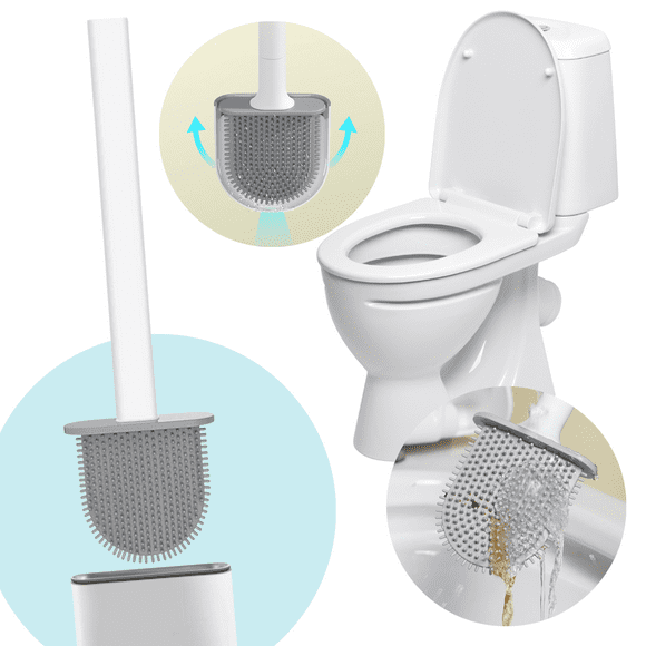 Cepillo de Limpieza Inodoro Universo en Linea Con Base Empotrable