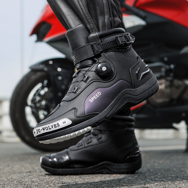 JG WOLVES - Motorcycle Boots - All-Season Comfort 