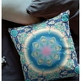 thumbnail image 4 of Jewel Circle Indoor/Outdoor Pillow with Removable Cover in Blue Turquoise26x26, 4 of 5