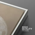 thumbnail image 5 of IDEA4WALL Framed Canvas Wall Art Full Moon Minimalist Beige Toned Lunar Astronomical Photography Print Rustic Minimal Planet Modern Art Relax/Calm for Living Room, Bedroom, Office - 16"x24" White, 5 of 5