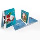 thumbnail image 4 of Tarjetas de felicitación navideñas, 8 paquetes de pintura de diamantes 5D Tarjeta de felicitación navideña para Navidad (C) - Campanas navideñas, renos, muñecos de nieve, tarjetas y sobres de Papá Noel JM, 4 of 5