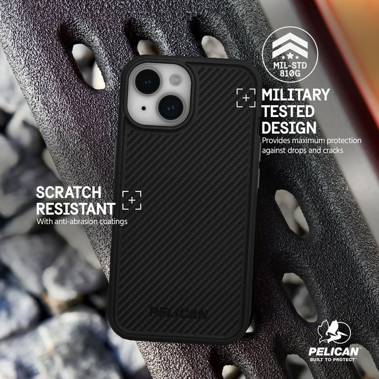 Pelican Marine iPhone XS Max Waterproof Case 5-Layer Military Grade  Clear/Black