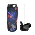 thumbnail image 2 of Sikiie Jungle Path Glowing Mushrooms Print 18OZ Insulated Straw Cup, Portable Leak-proof Sports Water Bottle, Stainless Steel Water Cup Suitable for Home and Outdoor, 2 of 8