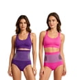 thumbnail image 3 of LILIYA 2026 4 in 1 Compression Sweat Shorts for Women Micro-Particle Sculpting Workout High Waist Breathable Seamless Yoga Pants 2 Piece, 3 of 9