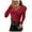 Red, variant on IROINNID Womens Sweater V-Neck Pullover Sweater Solid Color Leisure Mid-Length Long Sleeve Knitted Sweater Bottoming Shirt Tops Blouse