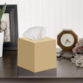 thumbnail image 2 of DWËLLZA HOME Square Beige Plastic Tissue Box Cover Set of 2, 2 of 7