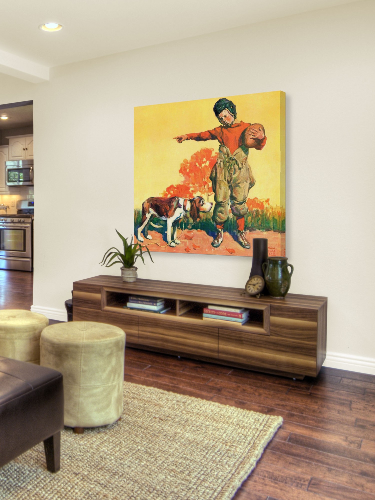 Marmont Hill Go Home, Boy! by WM. Meade Prince Painting Print on Canvas