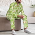 thumbnail image 7 of Balery Avocado And Toast Pattern Pajama Sets for Men Long Sleeve 2 Piece Sleepwear Loungewear Sets Soft PJ's with Pockets Long Sleeve Comfy Pj Sets-XX-Large, 7 of 7