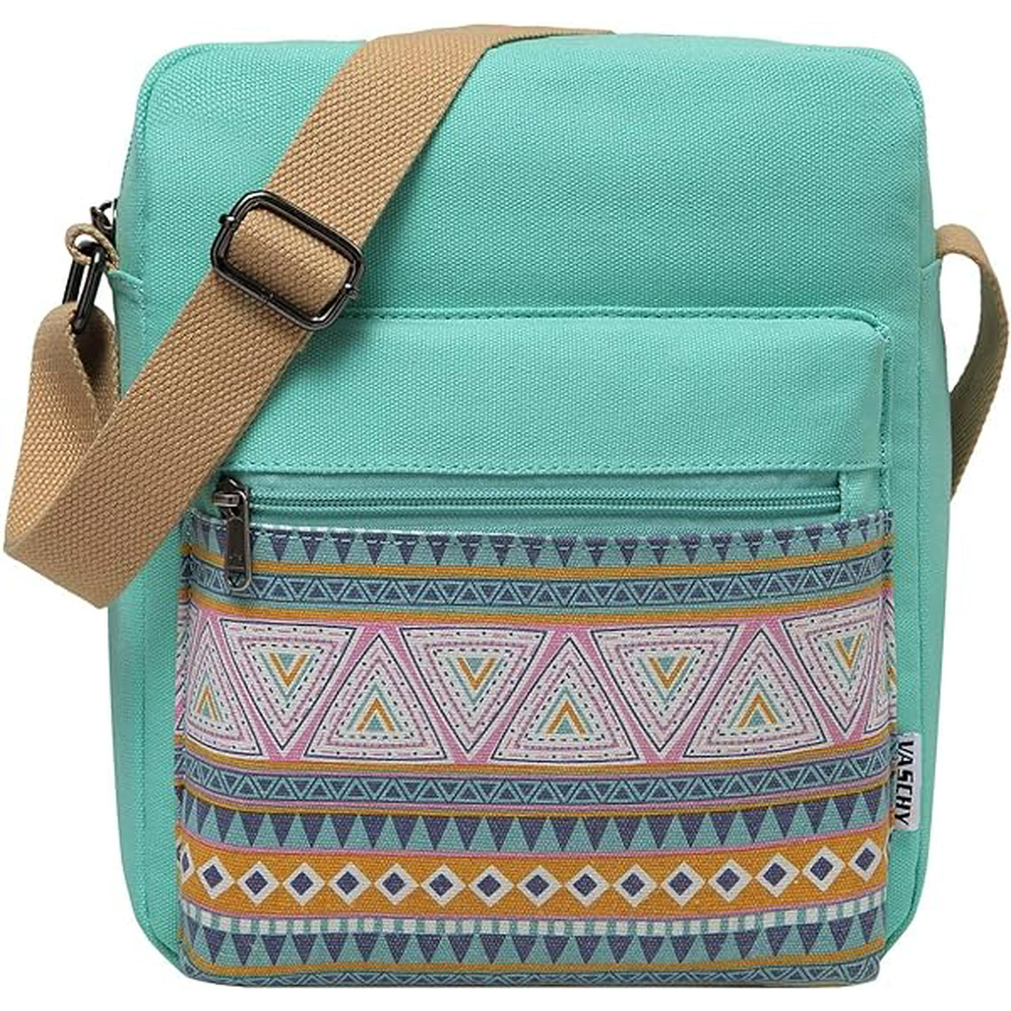 Messenger Bag for Girls Lightweight Canvas Crossbody Bag Purse for Teen Girls Women Fits Water Bottle Walmart