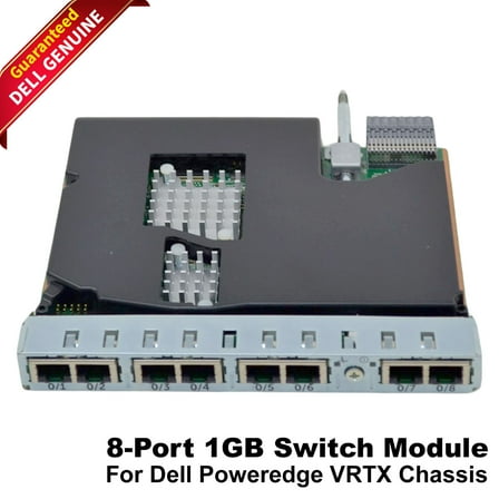 Dell PowerEdge VRTX Chassis R1-2401 8-Port 1GB Ethernet Switch NV3P4 - New