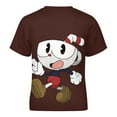 thumbnail image 5 of Cuphead T-Shirts for Boys Girls, Kids 3D Print Short Sleeve, Unisex Crew Neck Tee Shirts for Youth, 5 of 9