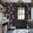 thumbnail image 2 of Dreamy Peel and Stick Wallpaper Rustic Candle Flowers Gentle Tones blue Wall Mural 17.7in x 9.8ft Self Adhesive Removable Wall Paper Renter Friendly Wallpaper for Bedroom Yoga Salon, 2 of 2