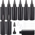 thumbnail image 5 of 16Pcs 5oz Black Plastic Squeeze Bottles Dispensing Condiment Bottles for Ink Tattoo Liquid Painting Glue, 5 of 9
