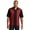 Black & Red, variant on Port Authority Adult Male Men Elbow Sleeves Shirt Black/Burgundy 4X-Large