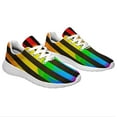 thumbnail image 6 of Rainbow Pride Shoes Men Women Fashion LGBT Sneakers Adult Lightweight Breathable Running Shoes White Size 10, 6 of 7