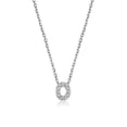 thumbnail image 1 of Diamondlite Collier Mini Initial O en Zircon Cubique - Argent, 1 of 1