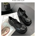 thumbnail image 2 of Womens platform Mary janes Shoes Sweet Toe Ankle Lolita Gothic Platform Dress Pumps Shoes Chunky Platform Shoes Patent Leather Dress Shoes, 2 of 5