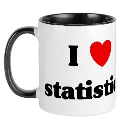

CafePress - I Love Statistics Mug - Ceramic Coffee Tea Novelty Mug Cup 11 oz
