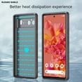 thumbnail image 4 of ICQOVD for Goolge El 6 Pro Mobile Phone TPU Soft Edge Scrub Case 6.5 Inch, 4 of 8