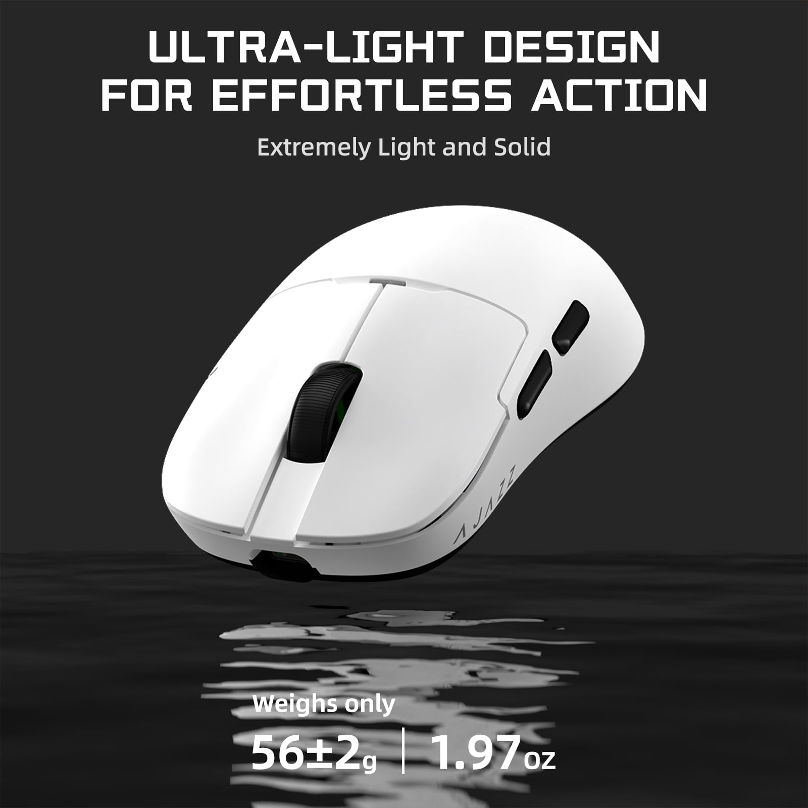 ATTACK SHARK x AJAZZ AJ159 APEX PAW3950 Triple Mode Gaming Mouse 8K Magnetic Charging Dock with Color Display Bluetooth/2.4G Wireless/Wired