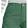 thumbnail image 3 of DICKIES Womens Green Zippered Pocketed Carpenter High Waist Shorts Juniors 5\27, 3 of 3