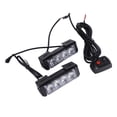 thumbnail image 4 of Barra de lámpara de advertencia, 24 W, 12 V, 8 LED, luz estroboscópica de advertencia de peligro, luz estroboscópica de peligro de precaución, confiable y duradera, 4 of 9